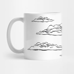 Peaceful Clouds with a touch of grey Mug